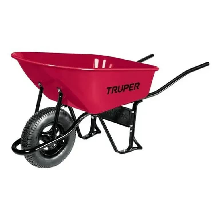 Carretilla Carrucha Roja 6 Ft Reforzada Truper 11776 Truper CAT-60ND